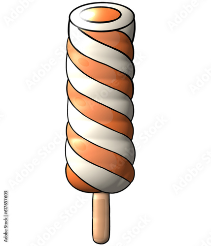 Orange Ice Cream 