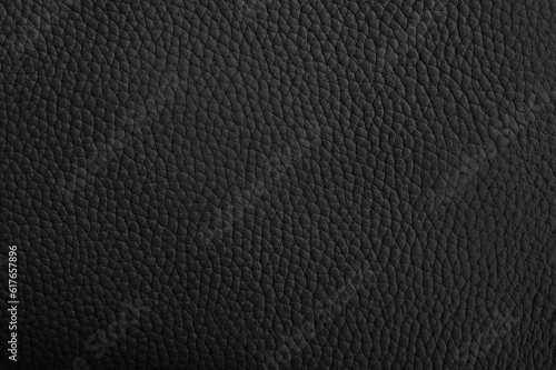 Black leather texture background with seamless pattern.
