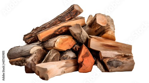 自然の温かさ: 焚き火のための薪の魅力 No.004 | Natural Warmth: The Allure of Firewood for Campfires Generative AI