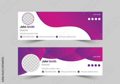 An email signature is a block of text at the end of an email which includes professional contact details and company branding.