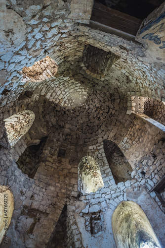 Inside tower of Citadel in Pocitelj historic village, Bosnia and Herzegovina