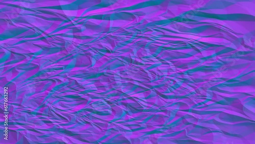 Wallpaper Mural Colorful 3D Polygonal Ocean Waves Animation Loop II Torontodigital.ca