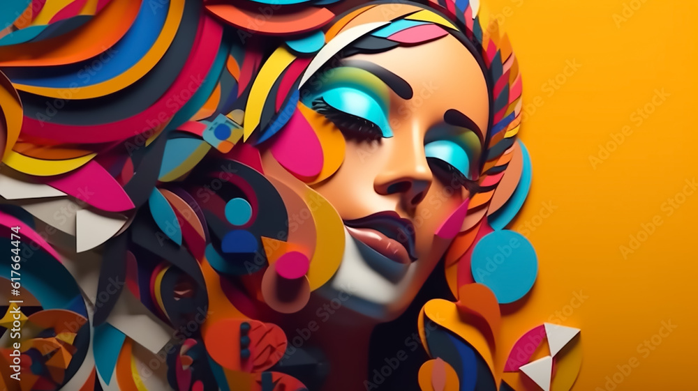 Colorful culture abstract art background Colorful culture abstract art background