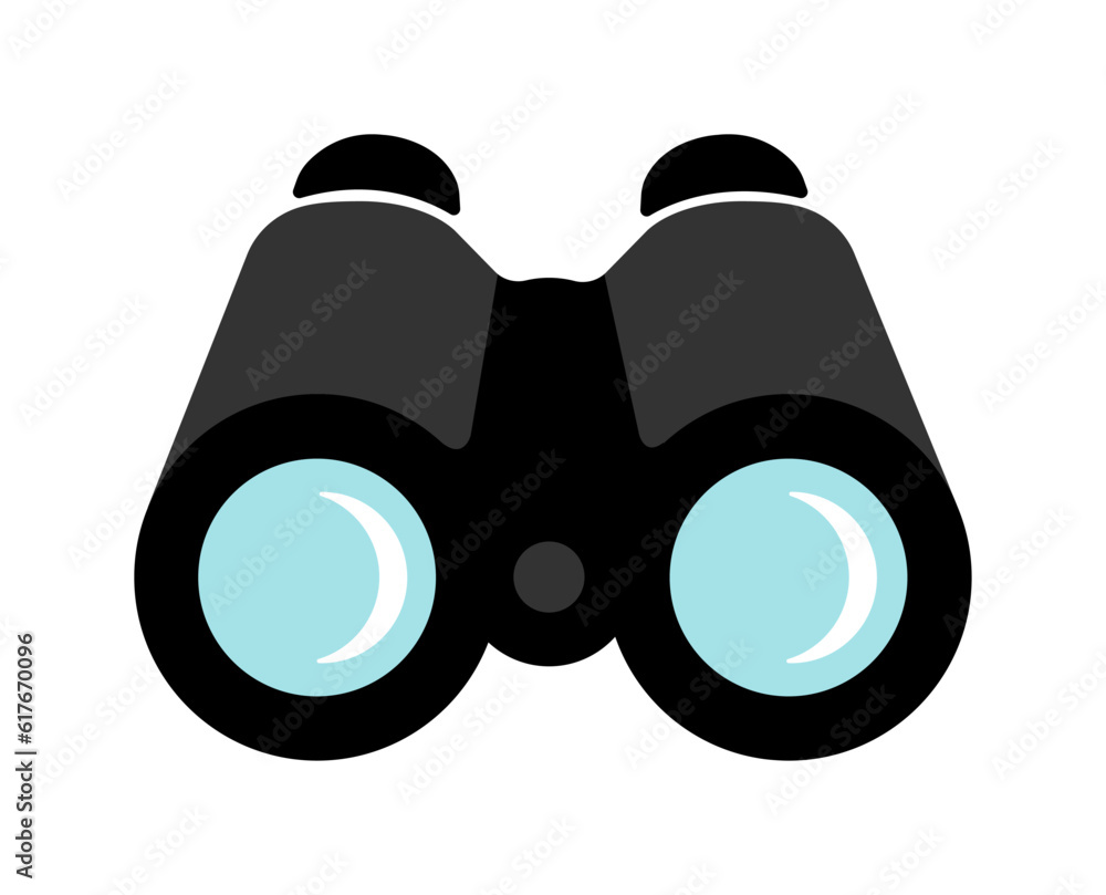 Binoculars, field glasses vector icon illustration Binoculars, field glasses vector icon illustration