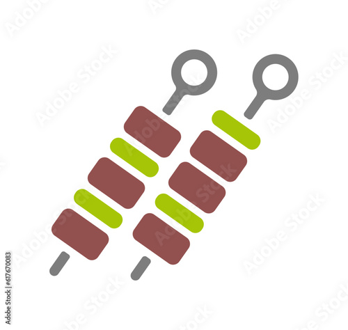 Barbecue , BBQ  vector icon illustration