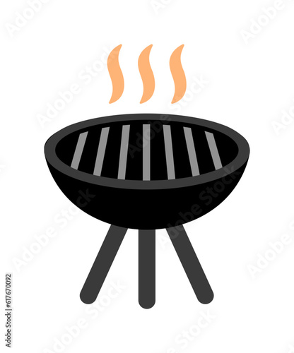 Barbecue , BBQ  vector icon illustration