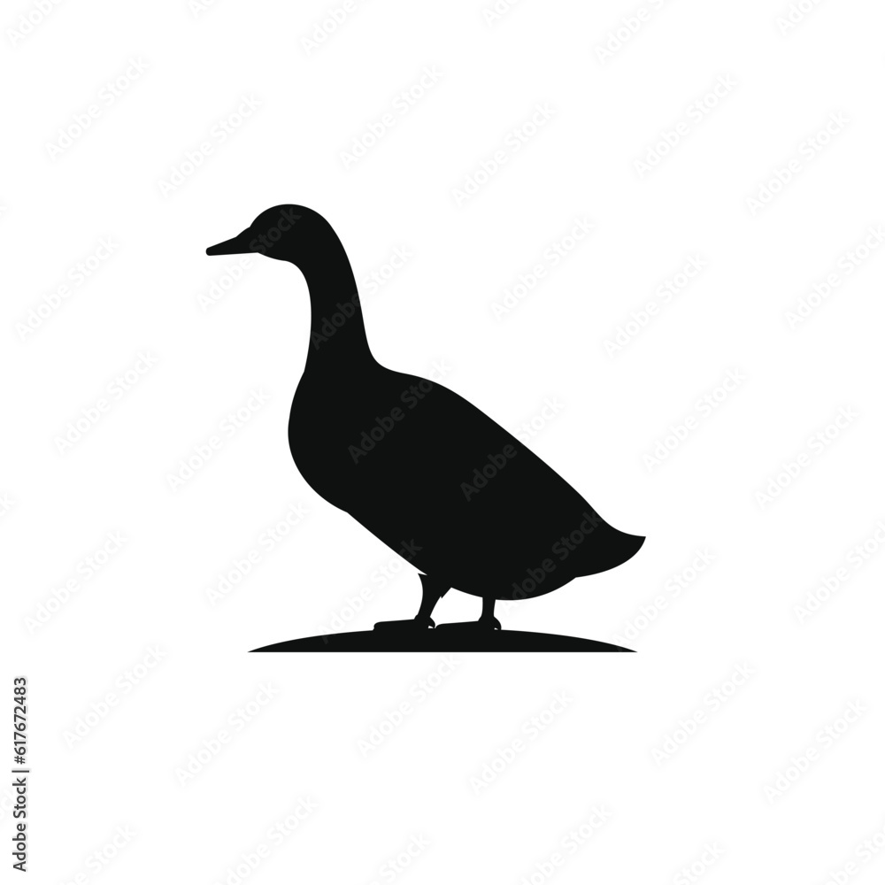 Fototapeta premium Duck icon isolated on white background