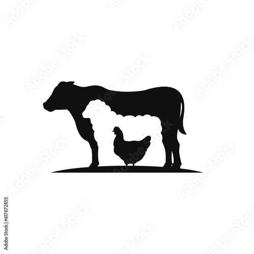 Animals icon isolated on white background