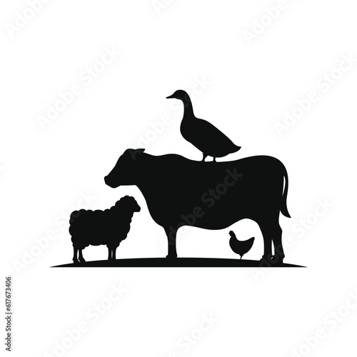 Animals icon isolated on white background