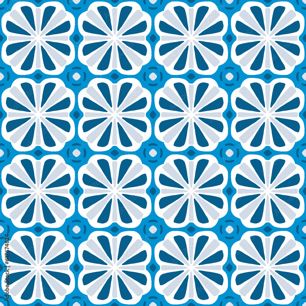 Blue seamless pattern, digital paper tiles. Morrocan, azulejos, mediterranean, portuguese pattern tiles. Blue seamless pattern, digital paper tiles. Morrocan, azulejos, mediterranean, portuguese pattern tiles.