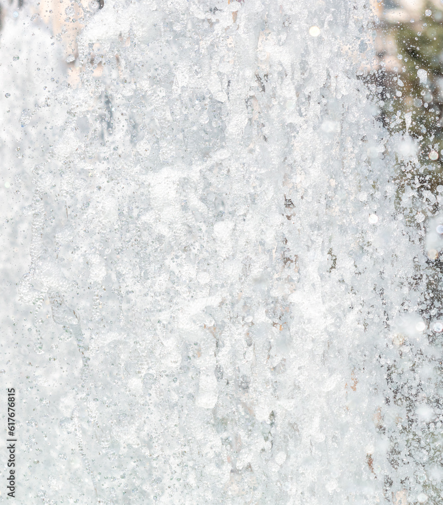 Fountain splashes as an abstract background. Texture