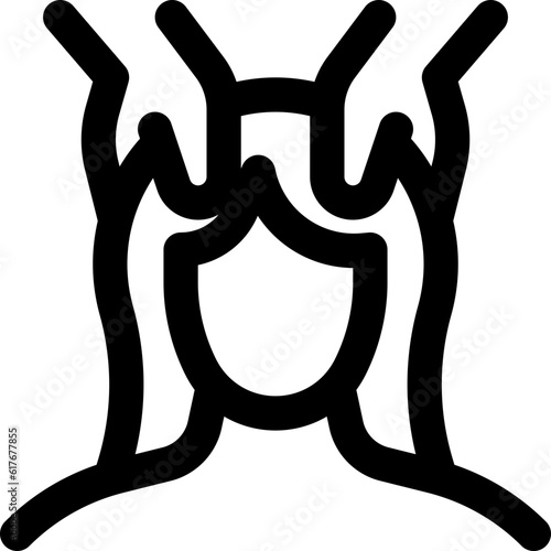 Head Massage Icon.