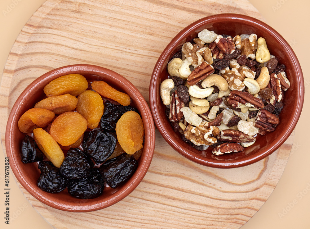 dried apricots, prunes and nuts, highly nutritious foods dried apricots, prunes and nuts, highly nutritious foods
