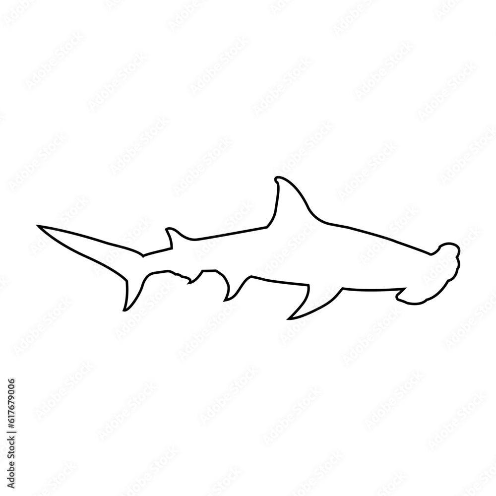 Shark icon vector. sea life illustration sign. fish symbol or logo. Shark icon vector. sea life illustration sign. fish symbol or logo.