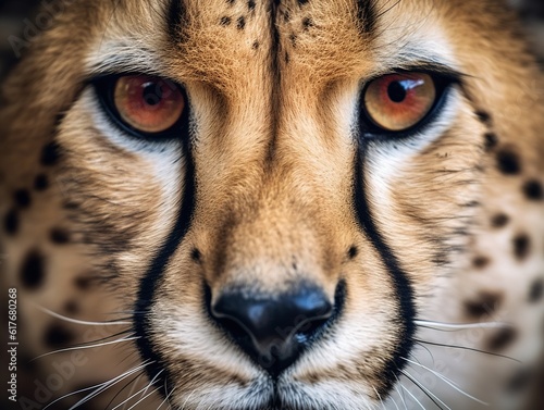 Close up Photo of a Cheetah (Generative AI)