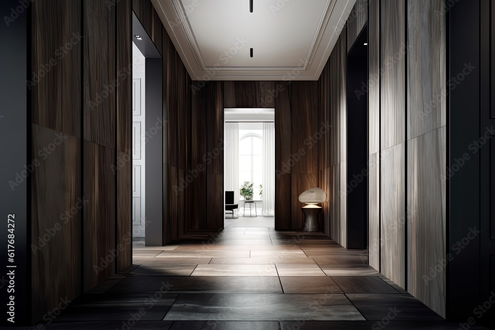 Wall & Door system for a truly modern and designer apartment that everything matches everything. Generative AI Technology Wall & Door system for a truly modern and designer apartment that everything matches everything. Generative AI Technology