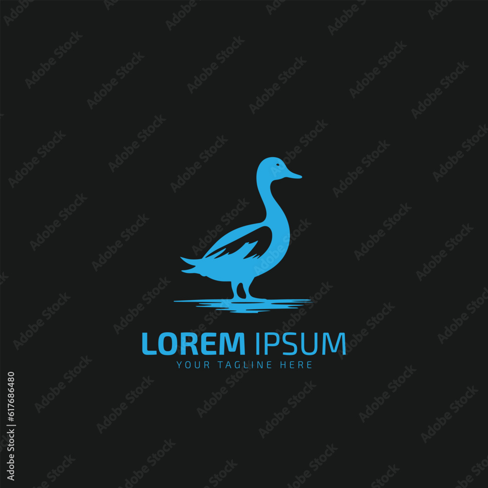 Duck Mallard Waterfowl Logo Design Vector Duck Mallard Waterfowl Logo Design Vector