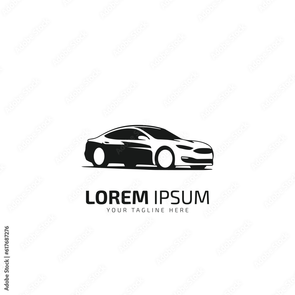 Car logo icon car silhouette car isolated vector illustration design template