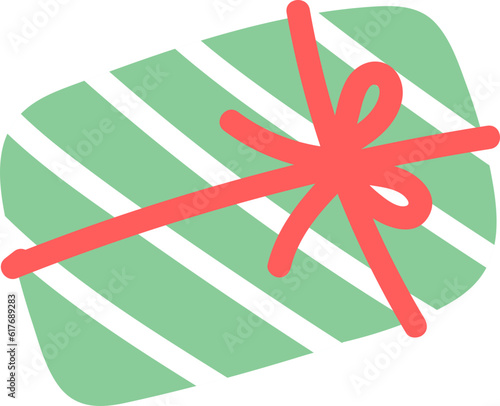 Christmas present, Cute Christmas themed illustration for festive decoration