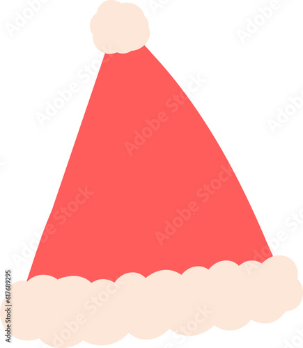 Christmas hat, Cute Christmas themed illustration for festive decoration