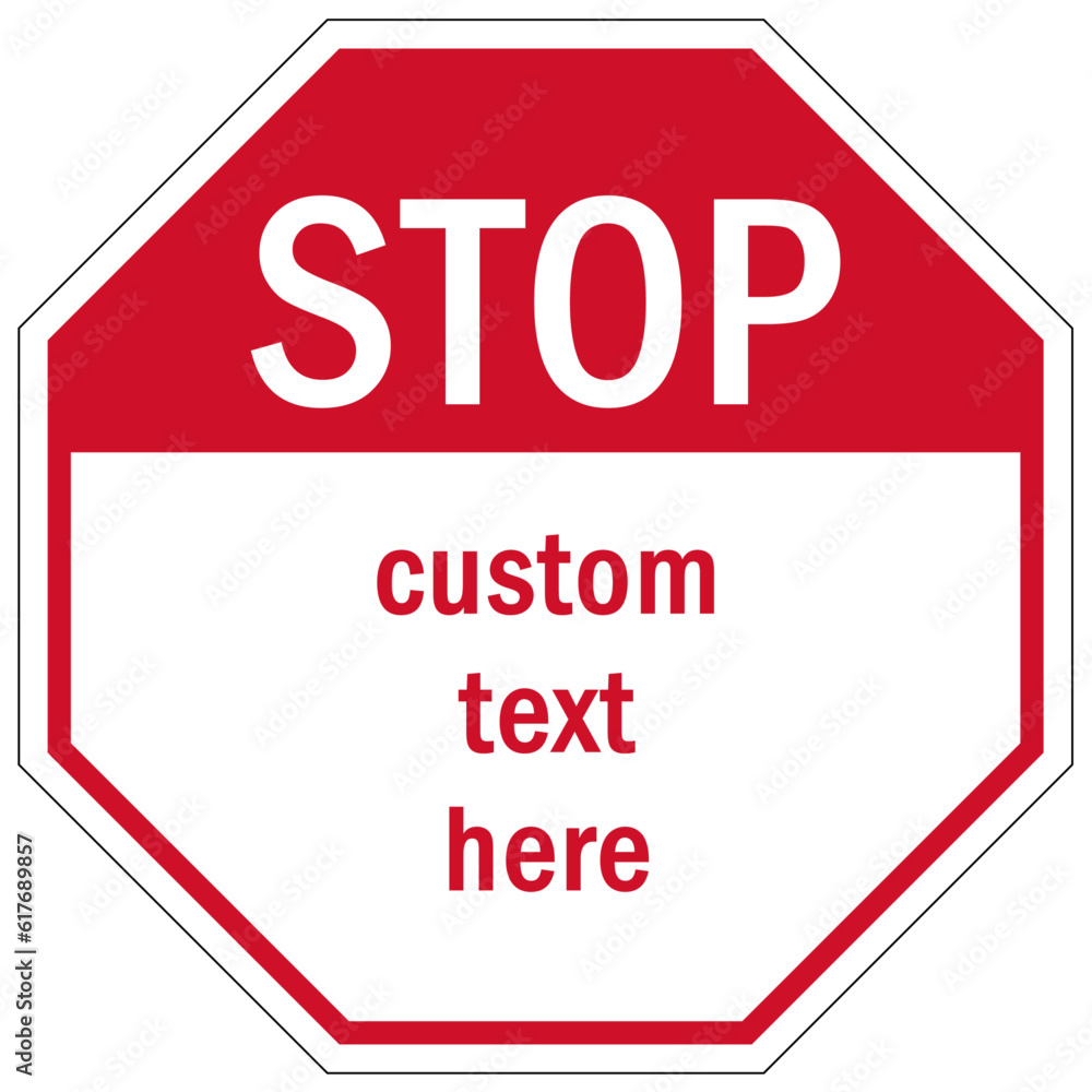 Stop no trespassing warning sign and labels custom Stop no trespassing warning sign and labels custom