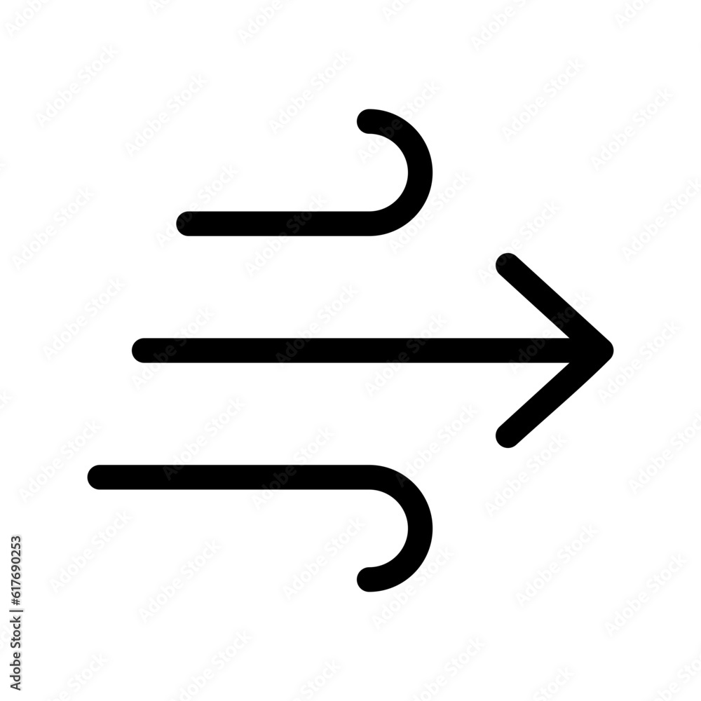 Wind Icon Vector Symbol Design Illustration Wind Icon Vector Symbol Design Illustration