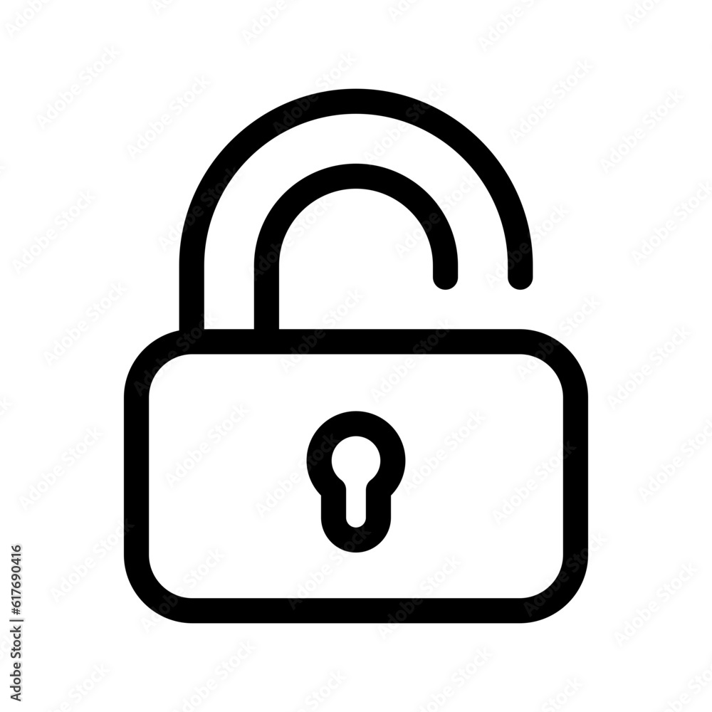 Lock Icon Vector Symbol Design Illustration Lock Icon Vector Symbol Design Illustration