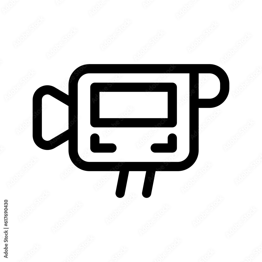 Camcorder Icon Vector Symbol Design Illustration Camcorder Icon Vector Symbol Design Illustration