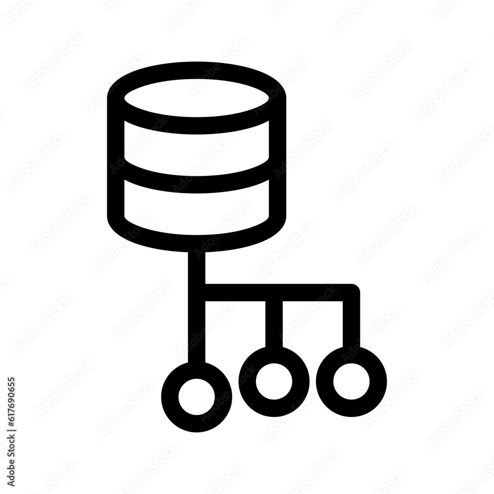 Database Icon Vector Symbol Design Illustration Database Icon Vector Symbol Design Illustration