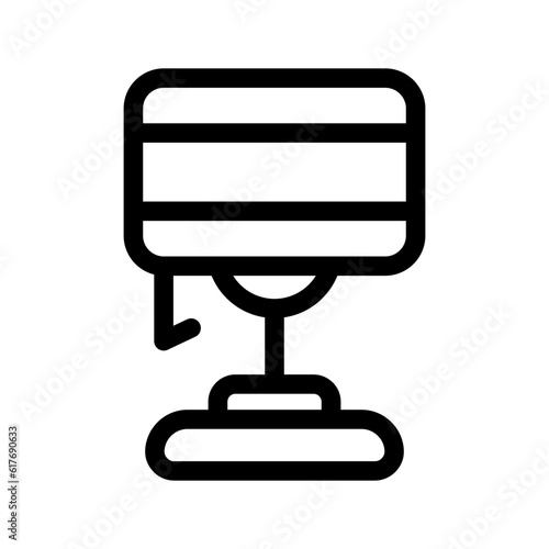 Lamp Icon Vector Symbol Design Illustration