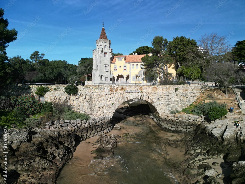 Fototapeta premium Palacio dos Condes de Castro Guimaraes in Portugal