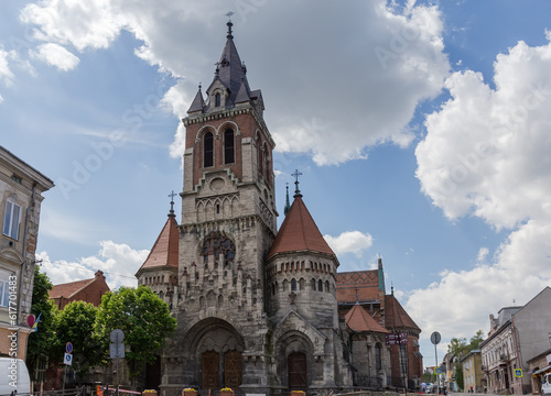 Old Roman catholic Saint Stanislaus church in Chortkiv city, Ukraine