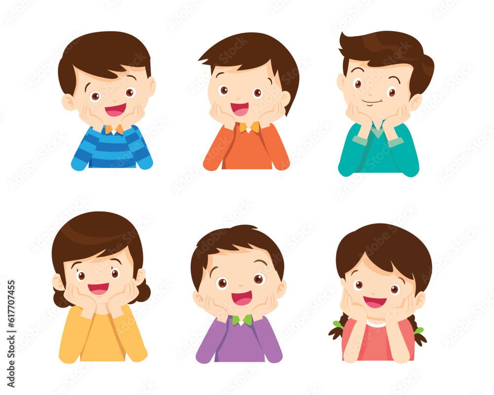 people character resting chin on hands thinking with hand on chin people character resting chin on hands thinking with hand on chin