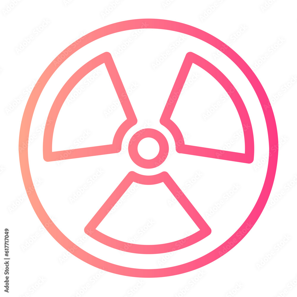 nuclear gradient icon nuclear gradient icon