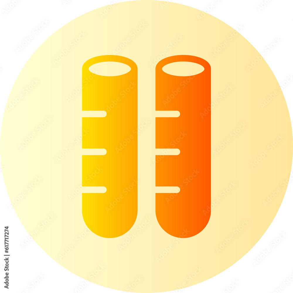 test tube gradient icon