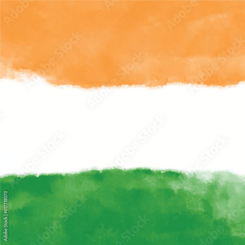 India independance day watercolor background