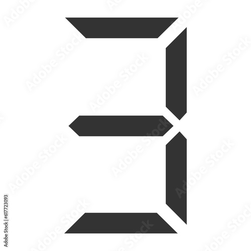 Digital numbers for your design