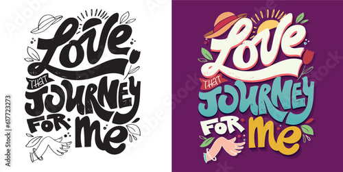 Cute hand drawn doodle lettering postcard. T-shirt design, mug print, tee design, letteruing art.