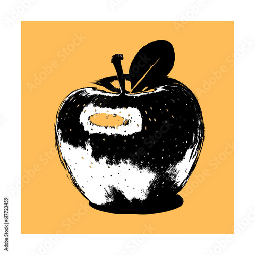 Colorful Apple vector design 