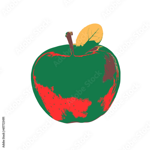 Colorful Apple vector design 