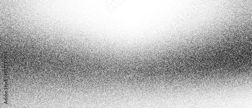 Gritty  sand on transparent background.Monochrome noise halftone, grit pattern.Vector isolated illustration photo