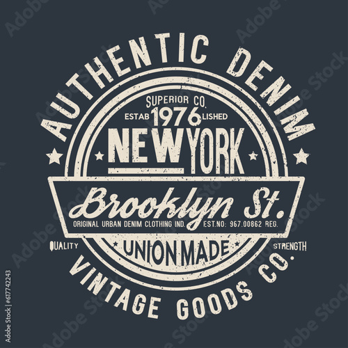 print design with typo as vector for man fashion