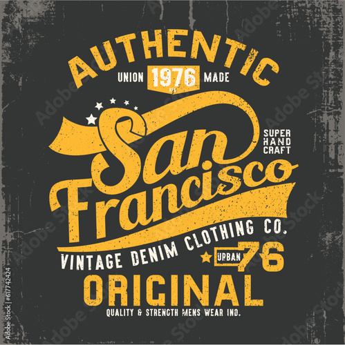 vintage varsity style textile print design as vector