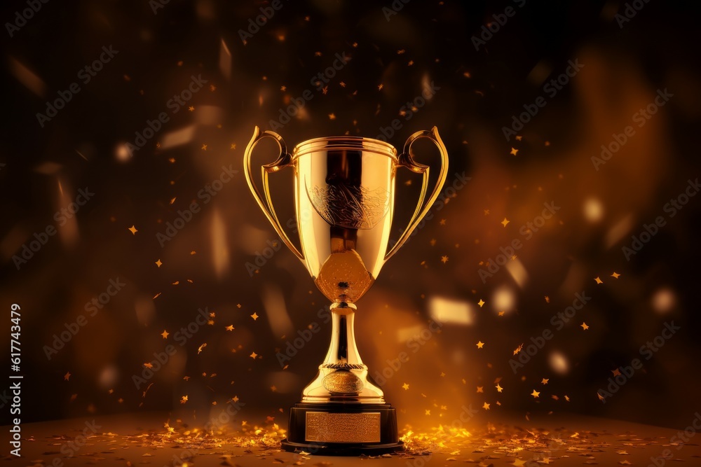 Gold cup stars. Generate Ai Gold cup stars. Generate Ai