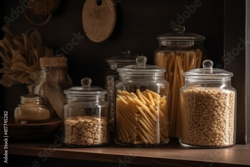 Italian pasta jar. Generate Ai
