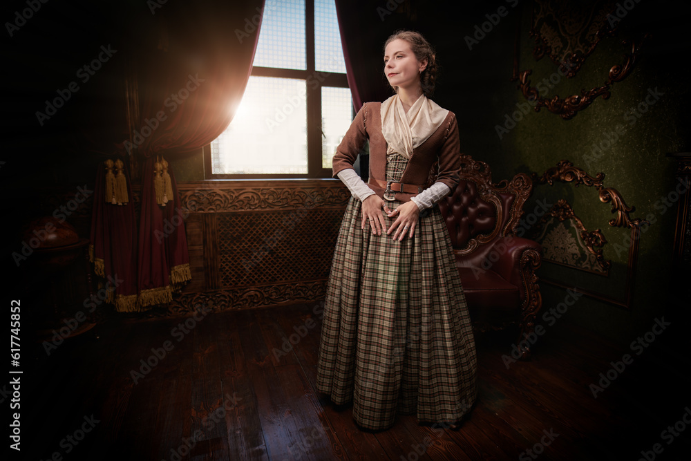 Fototapeta premium historical novel heroine