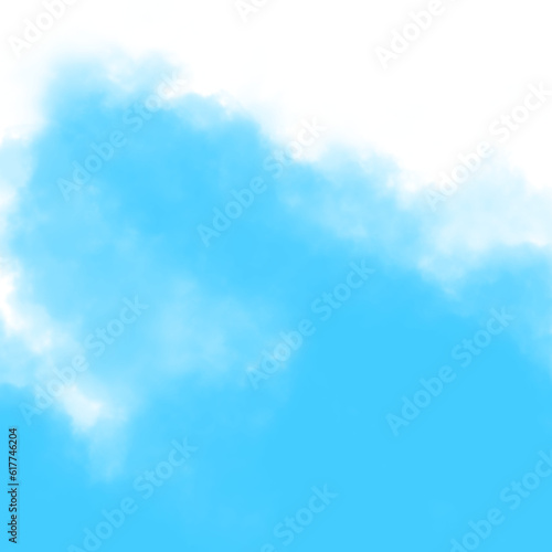 Smoke blue transparent