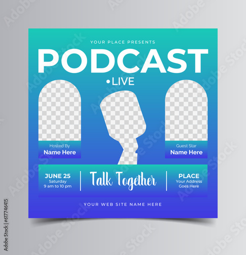Podcast Social Media Template