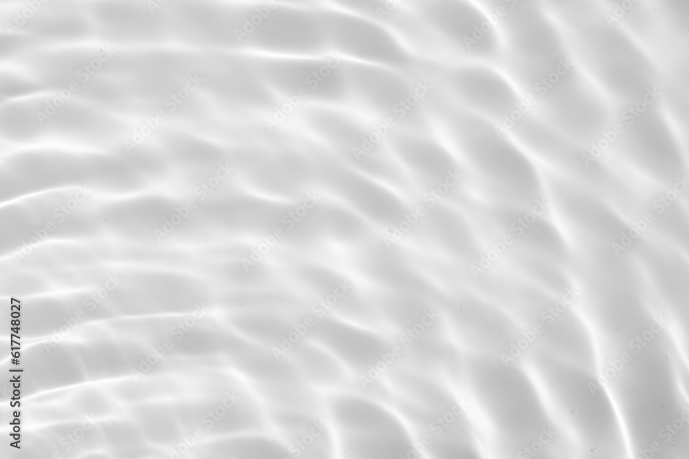 Abstract white transparent water shadow surface texture natural ripple background