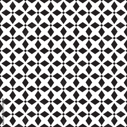 Seamless pattern with regularly repeating rhombuses of different size. Abstract seamless geometric pattern. Modern stylish texture. Vector simple background.